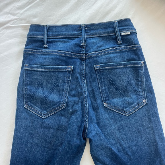 MOTHER
The Hustler High Rise Frayed Flare Leg Ankle Jeans in Home Movie - Picture 4 of 5